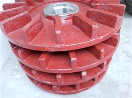 ZBC100-80-250R耐磨橡膠(jiao)渣漿泵副葉(ye)輪配件